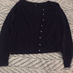 Navy blue cardigan